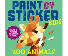 KNYGA Workman Publishing Paint by Sticker Kids: Zoo Animals