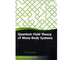 KNYGA Xiao Gang Wen Quantum Field Theory of Many-Body Systems