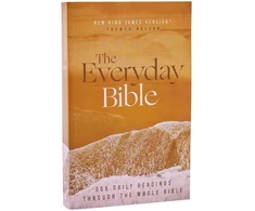 KNYGA Zondervan NKJV, The Everyday Bible, Paperback, Raudona Letter, Comfort Print