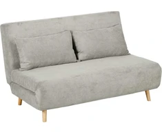 Sofa Homcom Sulankstoma dvivietė lova pilka