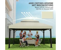 „Outsunny“ atsarginis stogelis (tentas) sodo pavėsinei