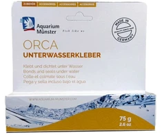 Aquarium Münster ORCA 75 g juodi klijai po vandeniu