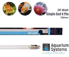 Aquarium Systems UVC atsarginė lemputė 28 Watt 4 Pin