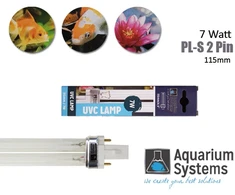 Aquarium Systems UVC atsarginė lemputė 7 Watt