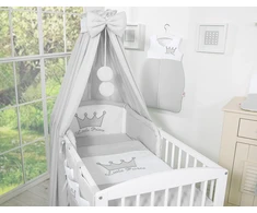 Bobono Lovos stogelis vaikams Little Prince/Princess, antracito spalvos