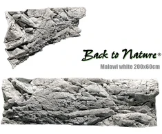 Back To Nature MALAWI baltas 200x60cm akvariumas