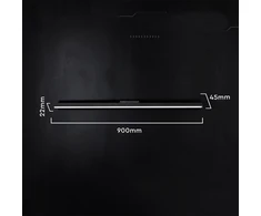 Bėginis šviestuvas V-TAC 28W 90 cm juodas