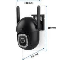 Berdsen BD-943 išorinė pasukama 5MP WiFi IP kamera