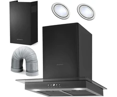 Berdsen BT-217 juodas 60 cm virtuvinis gartraukis