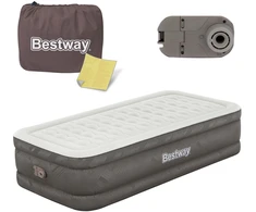 Pripučiamas čiužinys 191x97x46 cm su įmontuotu elektriniu siurbliu Bestway 69048