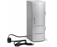 Dviviečiai šaldymo ir šildymo mini šaldytuvas, USB, LED apšvietimas