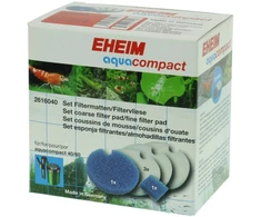 EHEIM Aquacompact akvariumo filtro kasetės rinkinys – efektyvi filtracija, universalus naudojimas