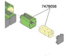 EHEIM atsarginis indas akvariumo filtrams 2252, 3351, 3451, 5205
