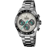 Festina Keraminis F20703/1 Moteriškas Laikrodis Chronografas