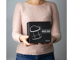 Froster Magnetinė širdies formos magiška puodelė su šilumos efektu, romantinė, juoda
