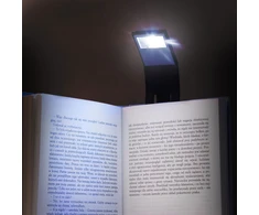 Froster Nešiojama LED skaitymo lempa su spaustuku, patogi kelionėms, juoda