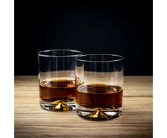 Froster Nešiojamas whisky rinkinys su 2 taurėmis ir buteliui, elegantiškas