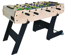 Futbolo stalas sulankstomas medinis 121 x 60 cm