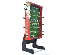 Futbolo stalas sulankstomas raudonas 121x60 cm