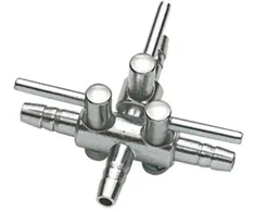 Hobby Aquaristik Metalinė oro sklendė 4/6 3-jų kelių