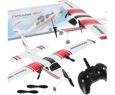 Ikonka Nuotoliniu būdu valdomas Cessna 182 sklandytuvas aerobatas 2,4 GHz orlaivis