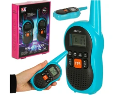Ikonka Vaikams skirti Walkie Talkie radijo imtuvai 3 km pasiekiamumas, rinkinys 2 vnt.