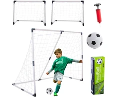 Ikonka Vaikų futbolo vartai 2in1 143x110x70cm