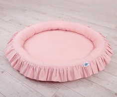 My Sweet Baby Lizdelis su raukiniais – pastelinis rožinis