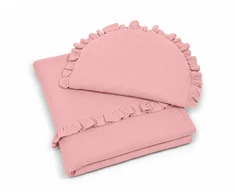 Kūdikių patalynės komplektas My Sweet Baby MUSLIN 2 vnt - rožinė