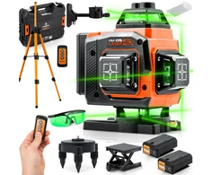 Lazerinis kryžminis nivelyras Humberg HM-175 su dėklu ir priedais
