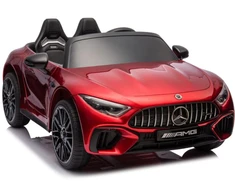 Dvivietis vaikiškas elektromobilis Lean Cars Mercedes AMG SL63, raudonas