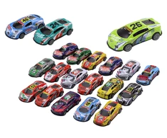 Sportinių mašinėlių rinkinys Lean Toys, įvairių spalvų, 20 vnt.
