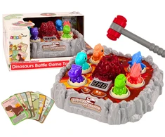 Lean Toys Dinozaurų Žaidimas „Knaibeklis“ su Vulkanu ir Šviesos Efektais
