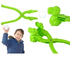 Lean Toys Sniego Formavimo Žaislas Žalias Dinozauras