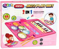 Lean Toys Muzikinis kilimėlis 80 x 50 cm