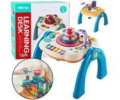 Lean Toys Interaktyvus Edukacinis Stalas Vaikams 2in1 Mėlynas