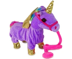 Lean Toys Interaktyvus vienaragis su auksiniais sparnais, 30 cm