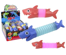 Lean Toys Švieičantis antistresinis žaislas Ryklys