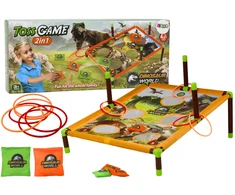 Veiksmo žaidimas Lean Toys Toss Game 2in1 Dinosaur World