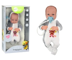 Lean Toys Lėlytė su čiulptuku ir aksesuarais, 35 cm