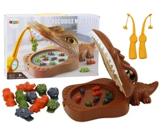 Magnetinis žuvų gaudymo žaidimas Lean Toys, rudas