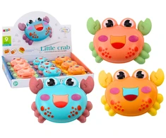 Lean Toys Žaislinis krabas su trinties mechanizmu