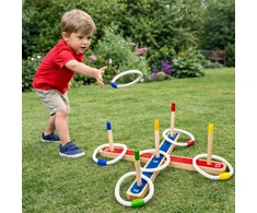 Lean Toys Žiedų mėtymo žaidimas įvairių spalvų