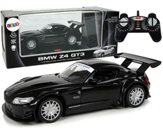 Nuotoliniu būdu valdomas sportinis automobilis Lean Toys BMW Z4 GT3, 1:18, juodas