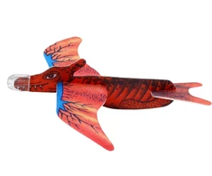 Putplasčio lėktuvas Dinozauras Lean Toys, raudonas