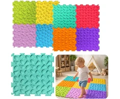 Dėlionė Lean Toys Sensorinis takas 24,5 cm 10 vnt.