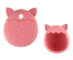 Lean Toys Katės formos silikono dėklas Tamagotchi žaidimams