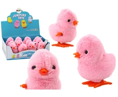 Prisukamas viščiukas Lean Toys, rožinis