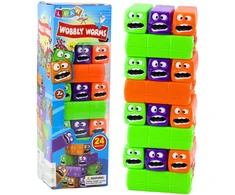 Lean Toys Įgūdžių žaidimas 24 bloko bokštas