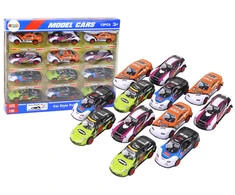Lean Toys Sportinių mašinėlių rinkinys vaikams, 12 vnt.